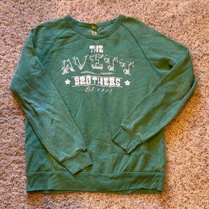 Avett Brothers Alternative Earth Green Crewneck Sweater